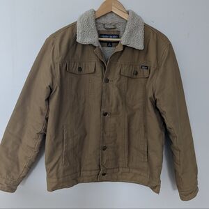 Bass CreekMen's Brown Sherpa Lined Jacket